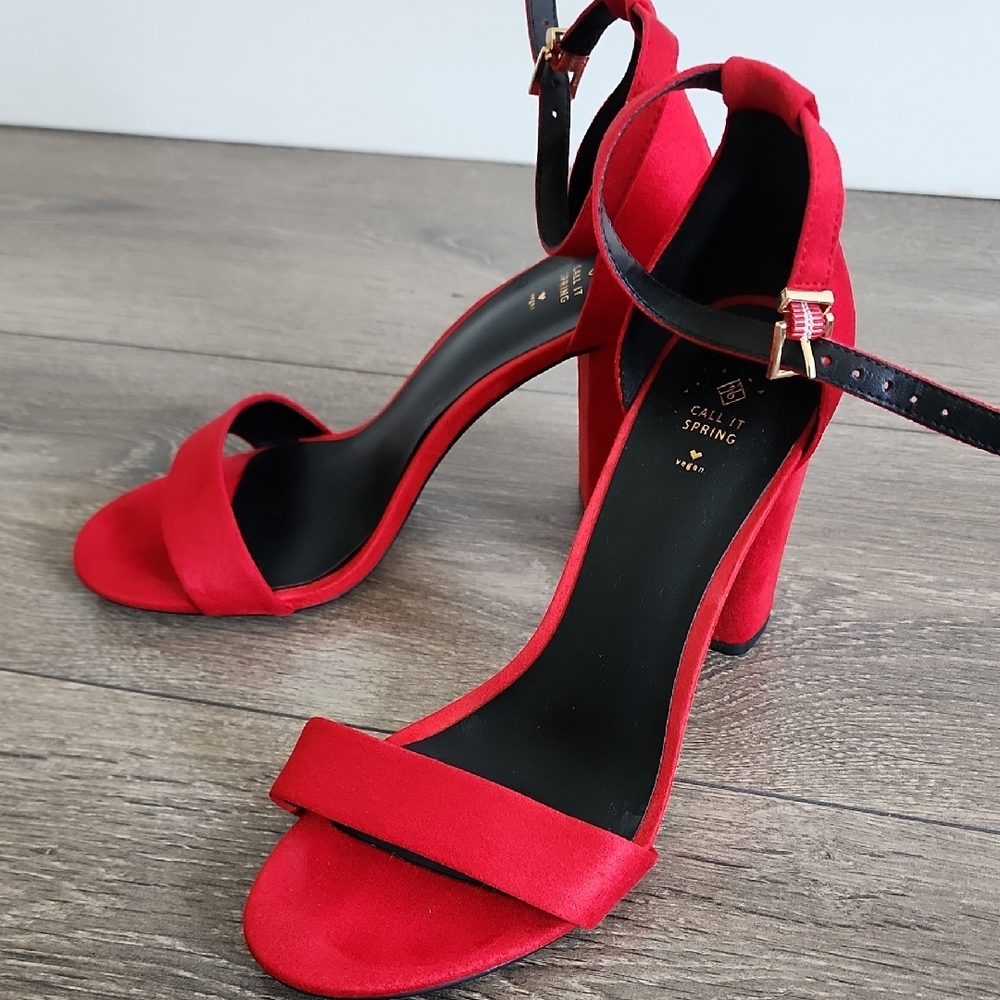 Call It Spring Women's Red Heels